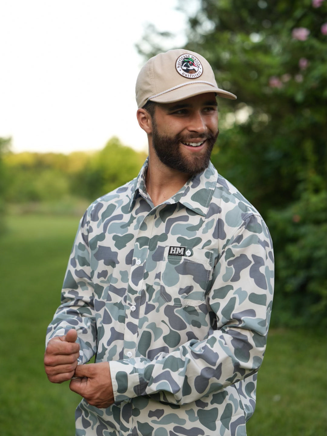 Button Up Green Performance Longsleeve Hurricane Marsh Outfitters Button Up Green Performance Longsleeve Hurricane Marsh Outfitters