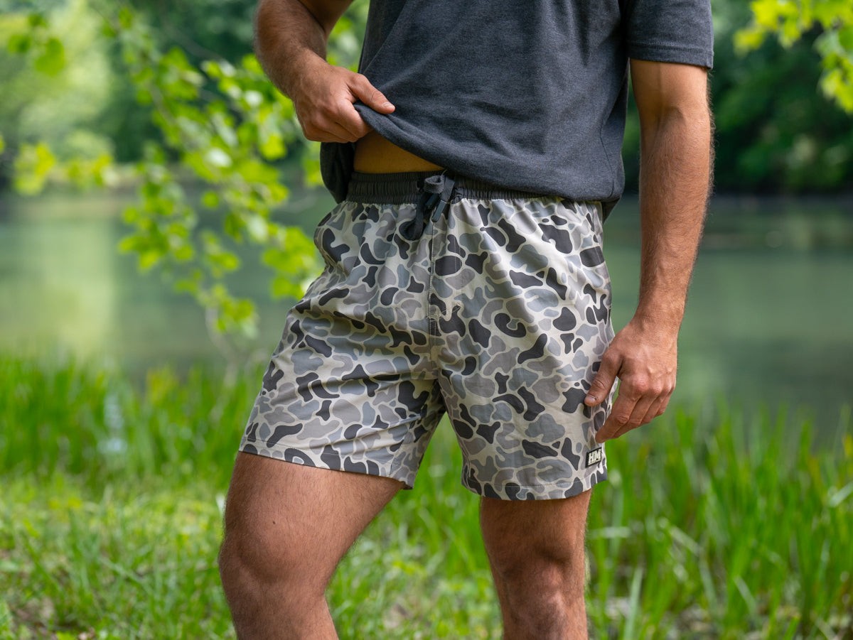 Athletic Short - Slate Camo – Hurricane Marsh Outfitters