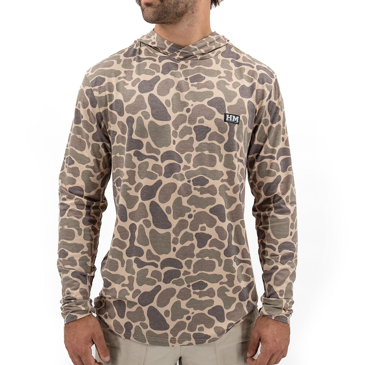 Migrator Performance Hoodie - Midwest Marsh Camo – Hurricane Marsh