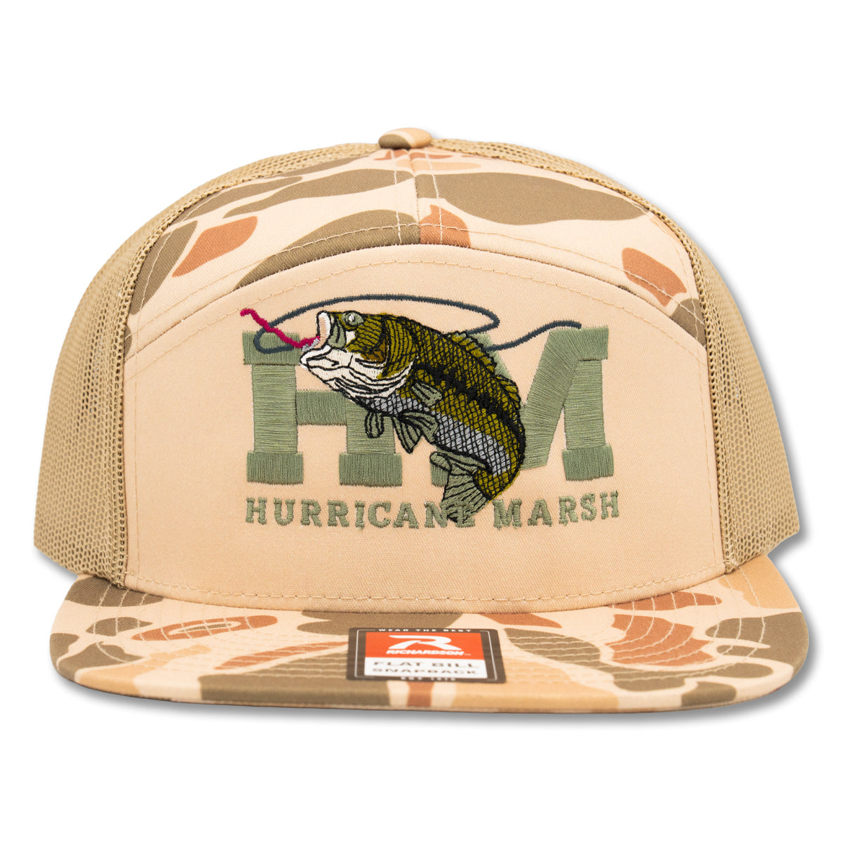 The Bass Richardson 168 7 Panel - Harvest Camo – Hurricane Marsh