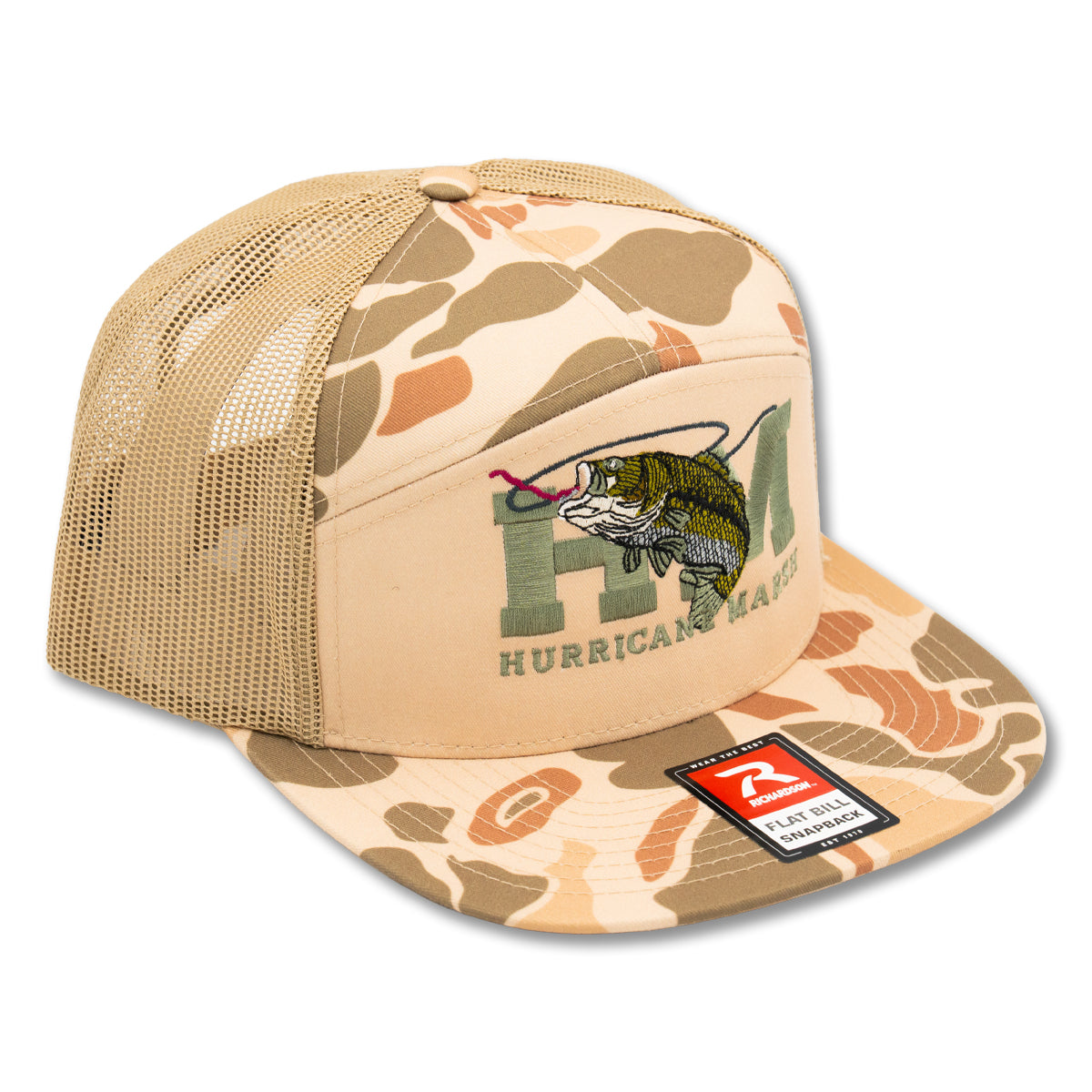 The Bass Richardson 168 7 Panel - Harvest Camo – Hurricane Marsh