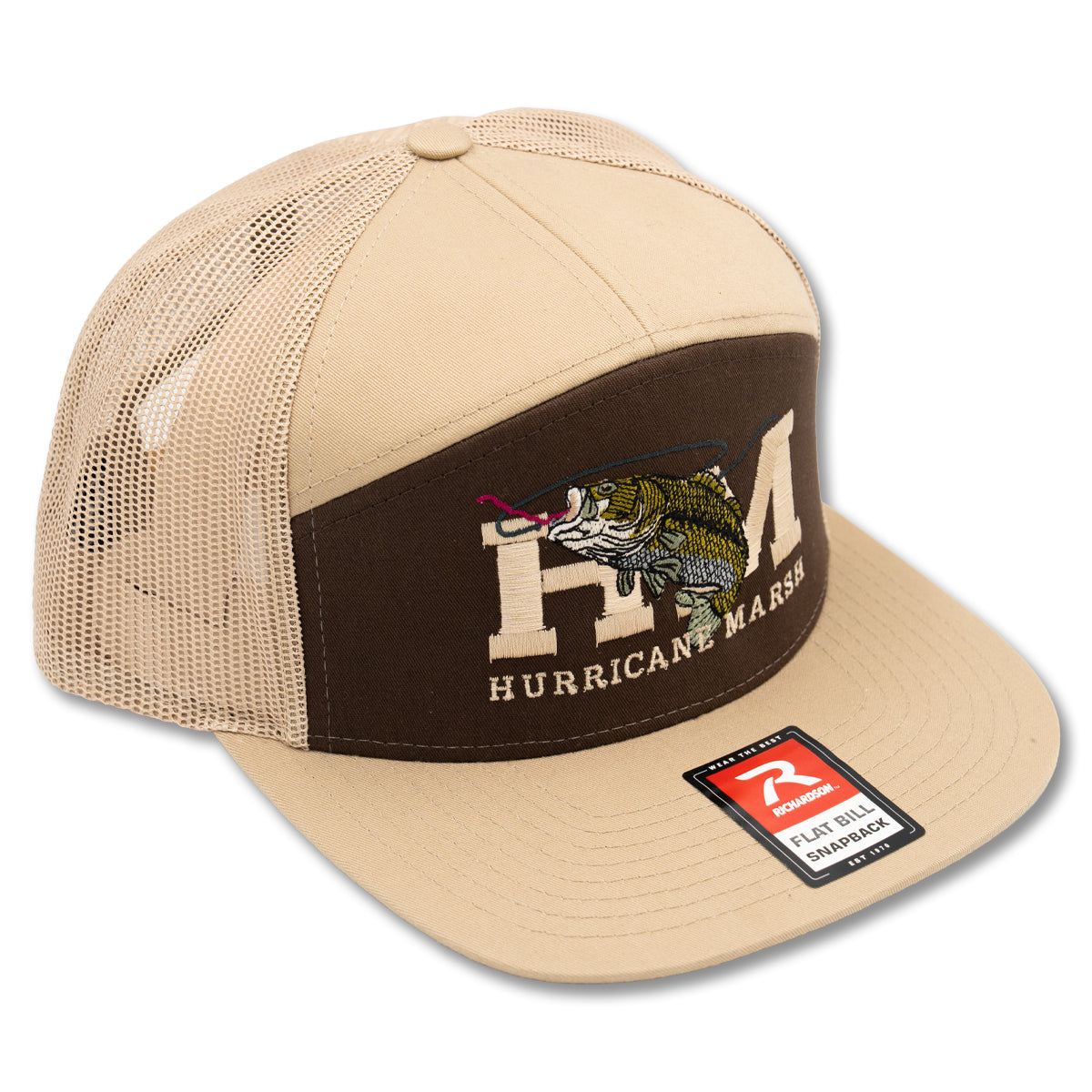 usパップテント The Bass Richardson 168 7 Panel - Khaki/Brown – Hurricane Marsh