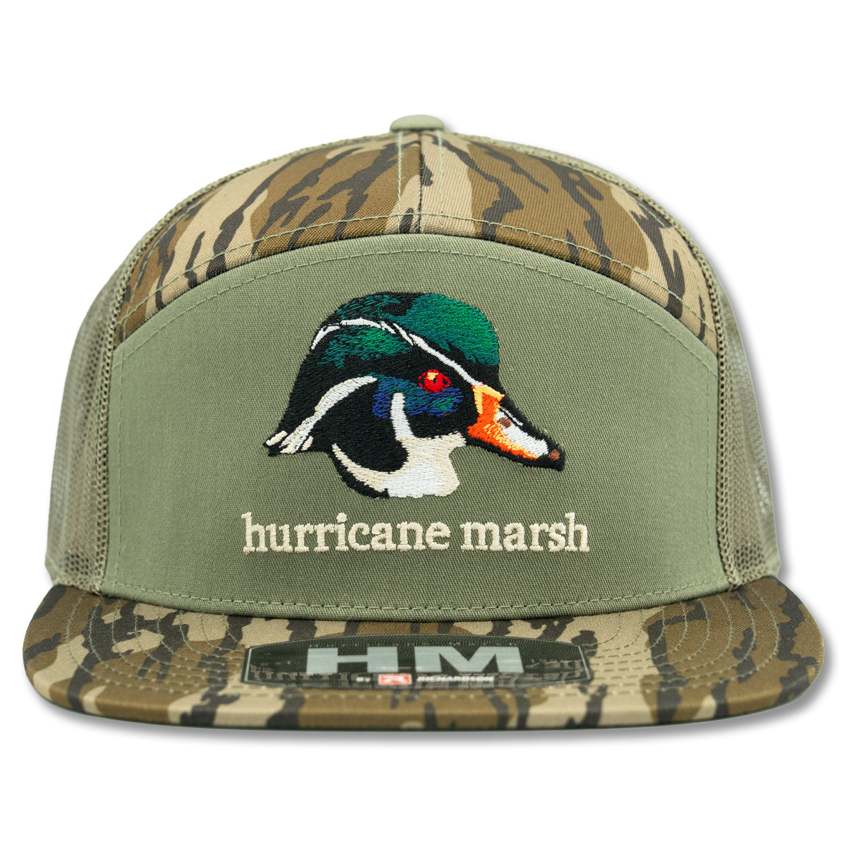 The Woodie Richardson 7 Panel Hat - Mossy Oak Bottomland