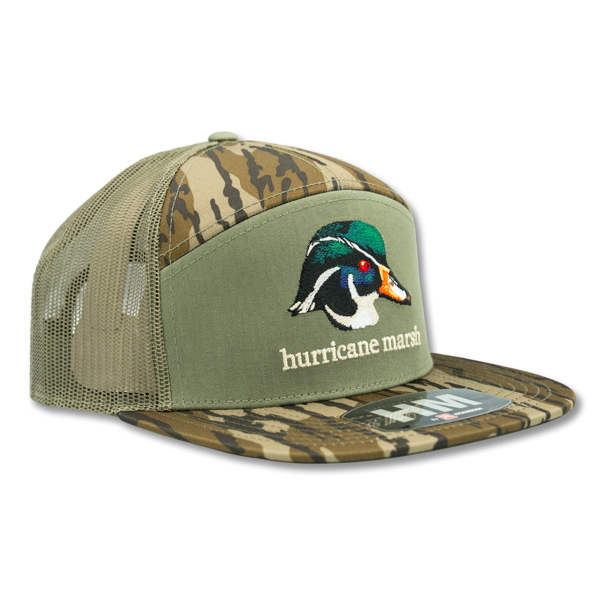 The Woodie Richardson 7 Panel Hat - Mossy Oak Bottomland
