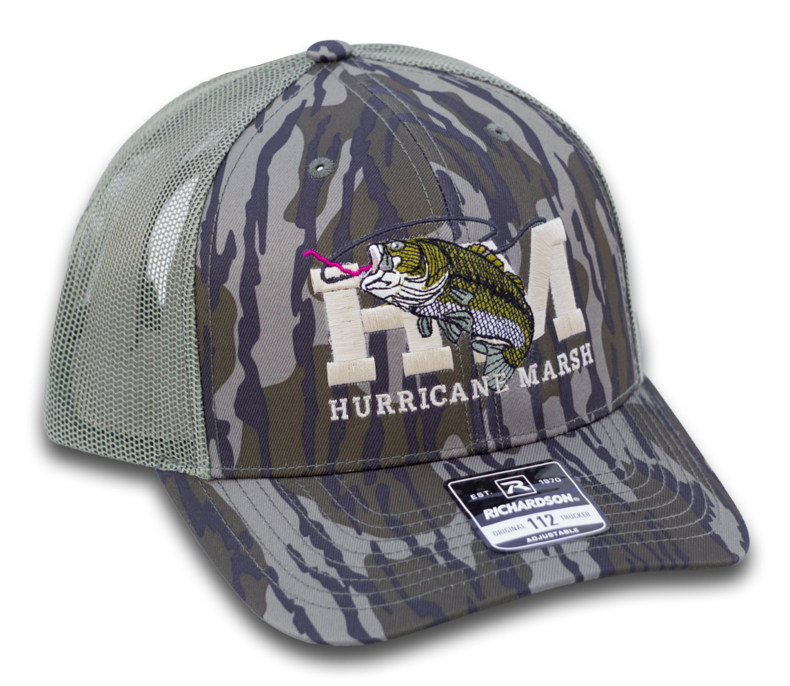 The Bass Richardson 112 Hat - Mossy Oak Bottomland – Hurricane