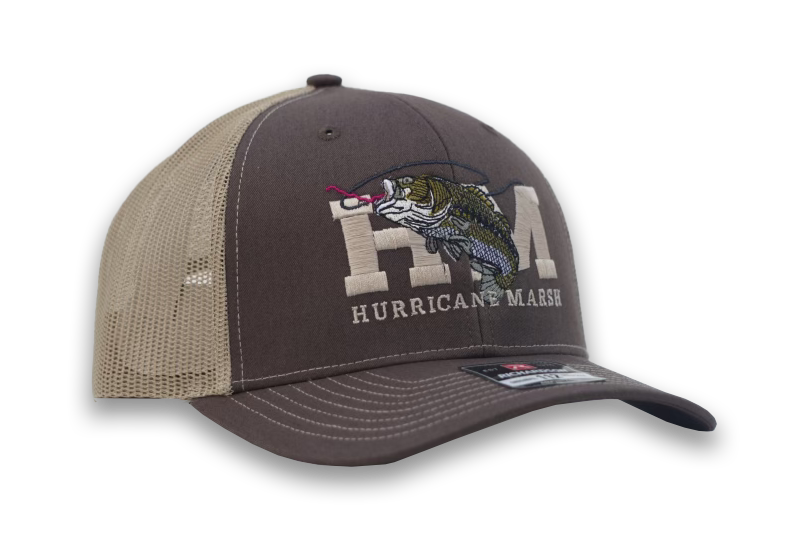 The Bass Richardson 112 Hat - Brown/Khaki – Hurricane Marsh Outfitters