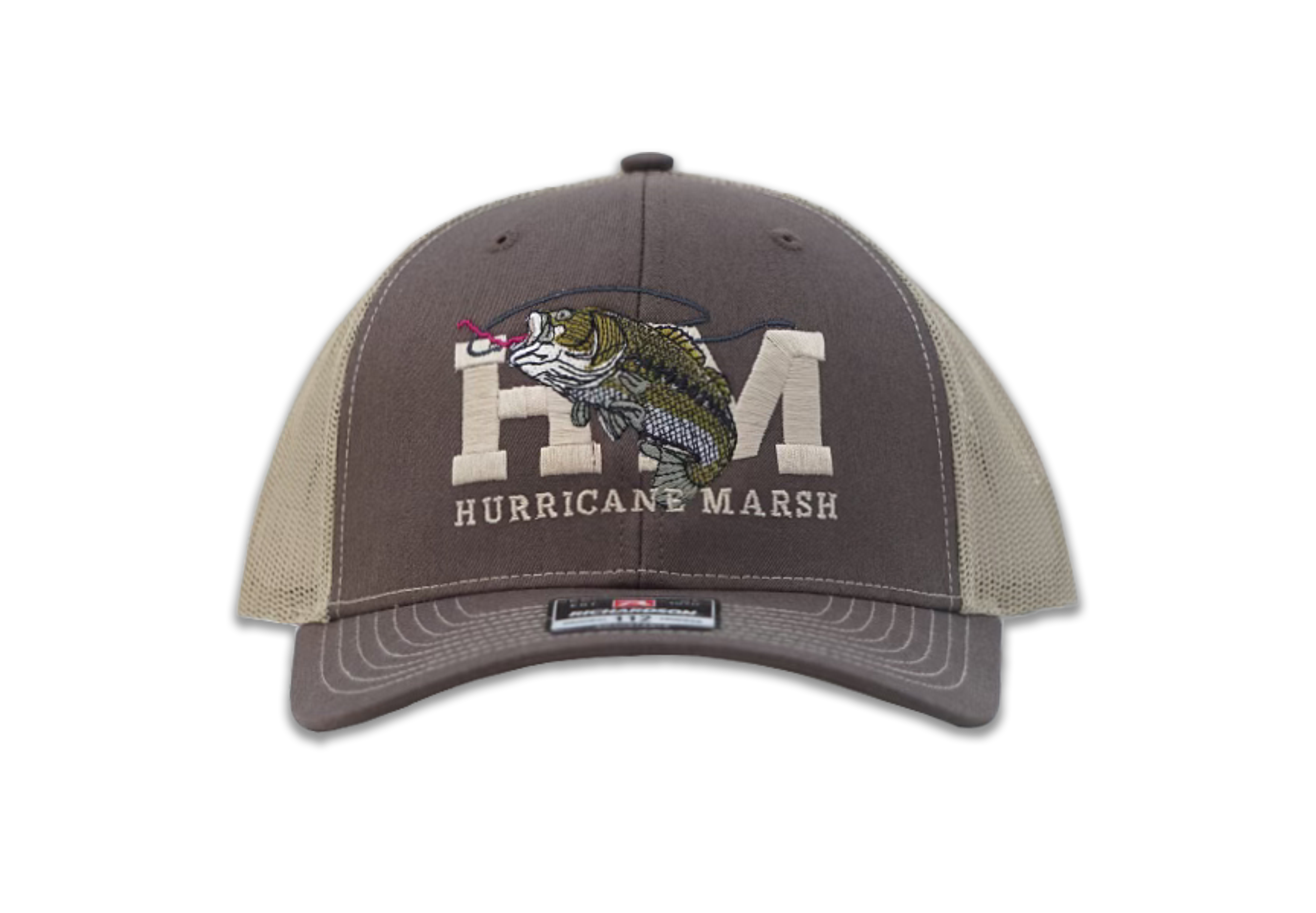 The Bass Richardson 112 Hat - Brown/Khaki – Hurricane Marsh Outfitters