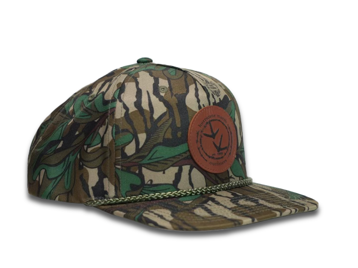 Turkey Tracks Richardson 256 Roper Hat - Bottomland GreenLeaf Turkey Tracks Richardson 256 Roper Hat - Bottomland GreenLeaf