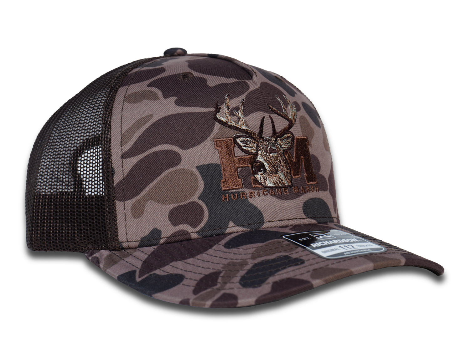 The Trophy Buck Embroidered Richardson 112 Hat – Hurricane Marsh