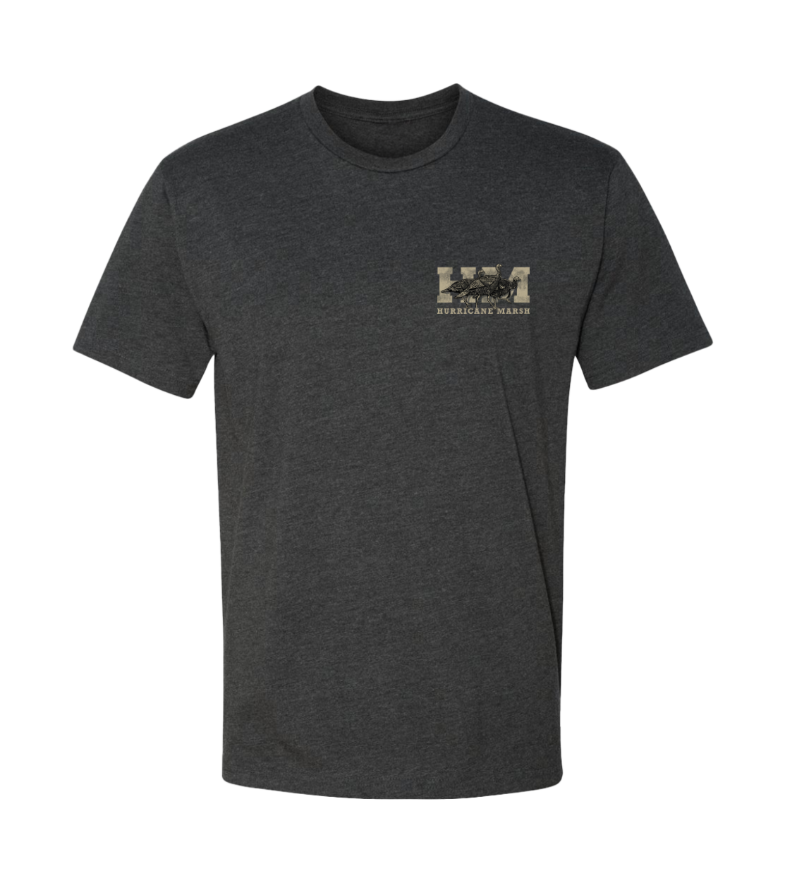 Tres Pavos Tee Charcoal Grey – Hurricane Marsh Outfitters