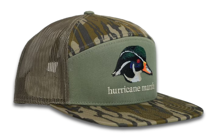 The Woodie Richardson 7 Panel Hat - Mossy Oak Bottomland