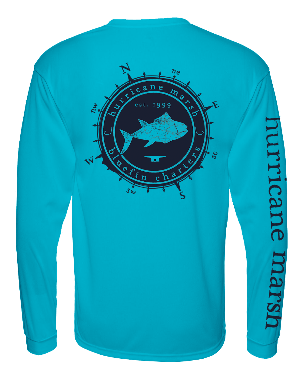 Bluefin Charters Performance Fishing Shirt Large