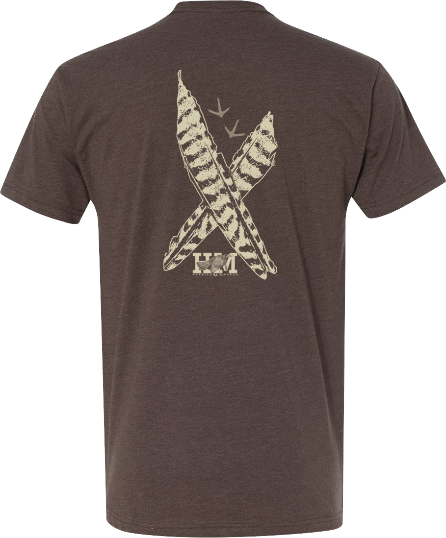 Over Under King of Spring Wild Turkey Hunting Season Adult Unisex Short  Sleeve T-Shirt, Hurricane- Large 