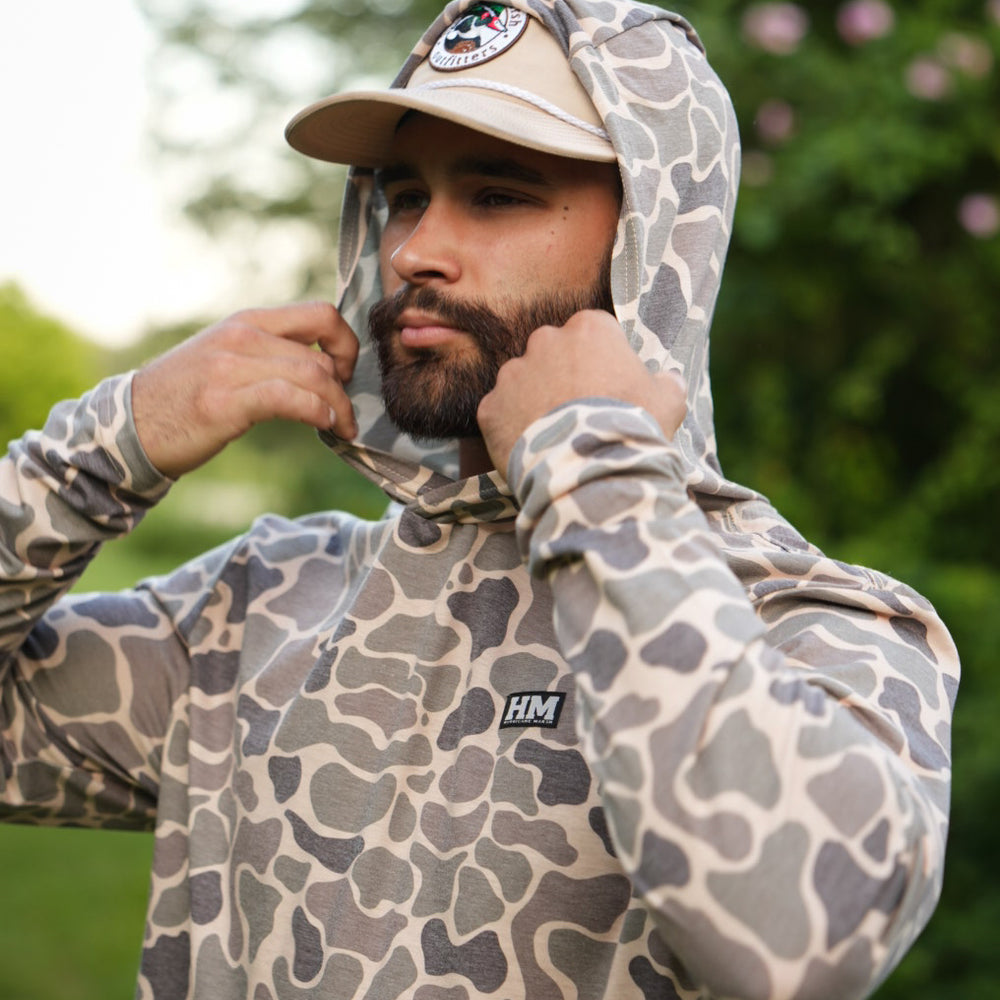 
                  
                    The Midwest Marsh Camo Performance Hoodie
                  
                