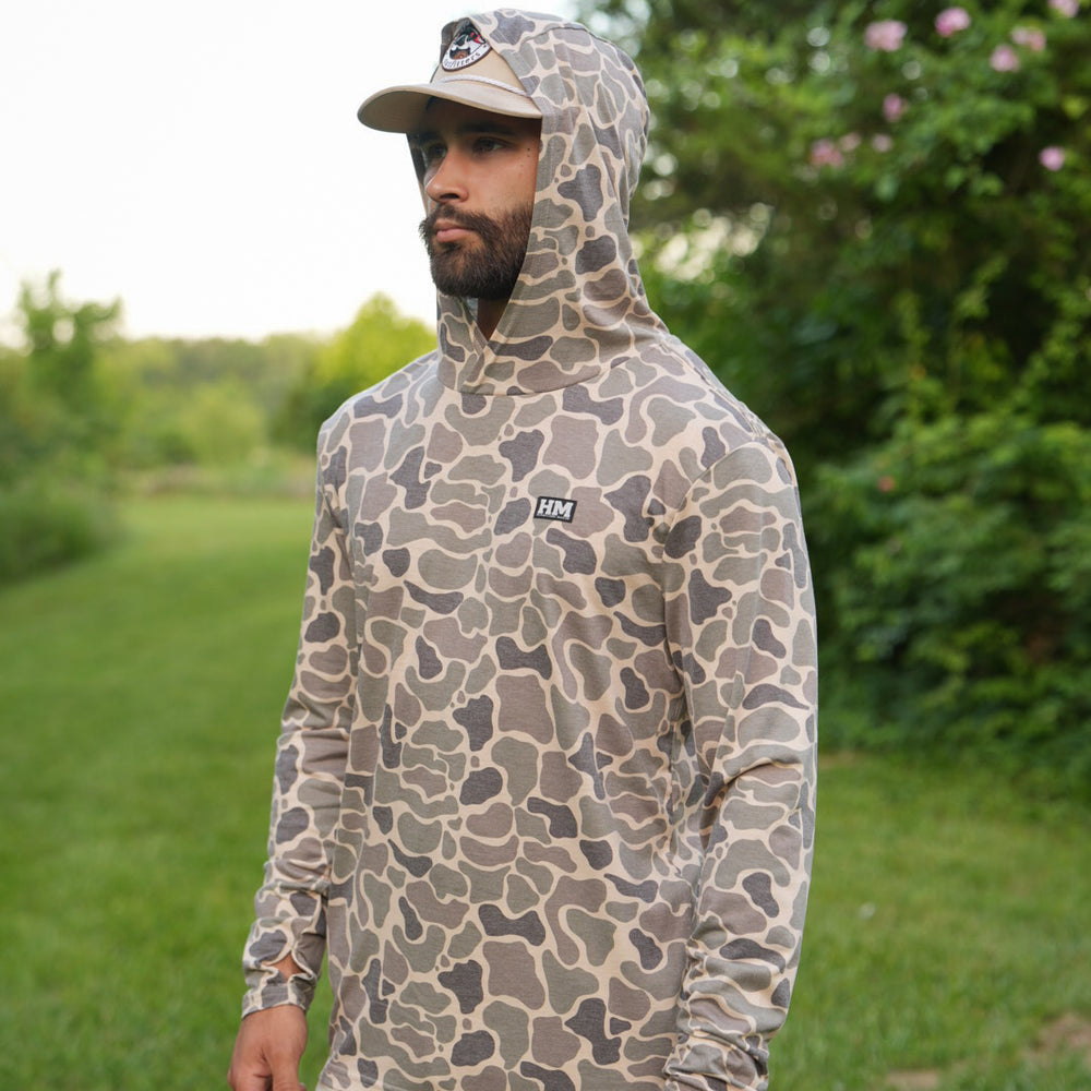 
                  
                    The Midwest Marsh Camo Performance Hoodie
                  
                