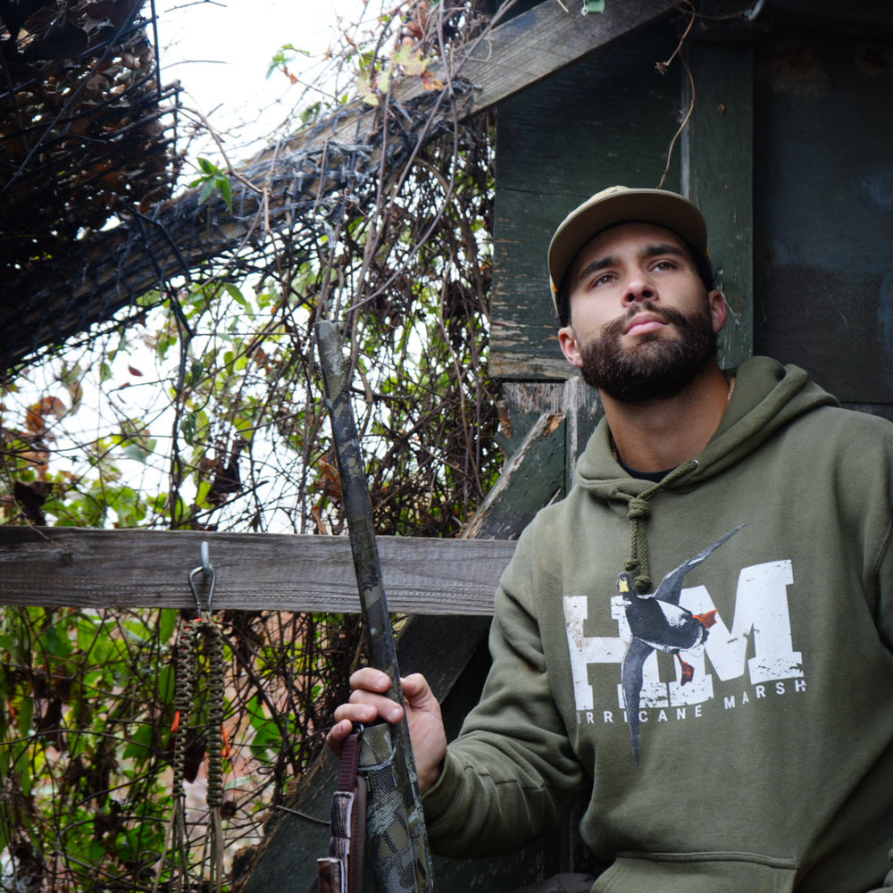 
                  
                    Red Leg Olive Cotton Hoodie
                  
                