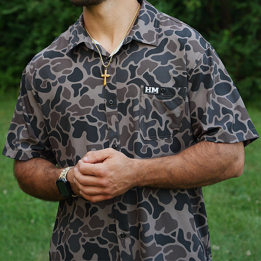 Performance Button Up Short Sleeve