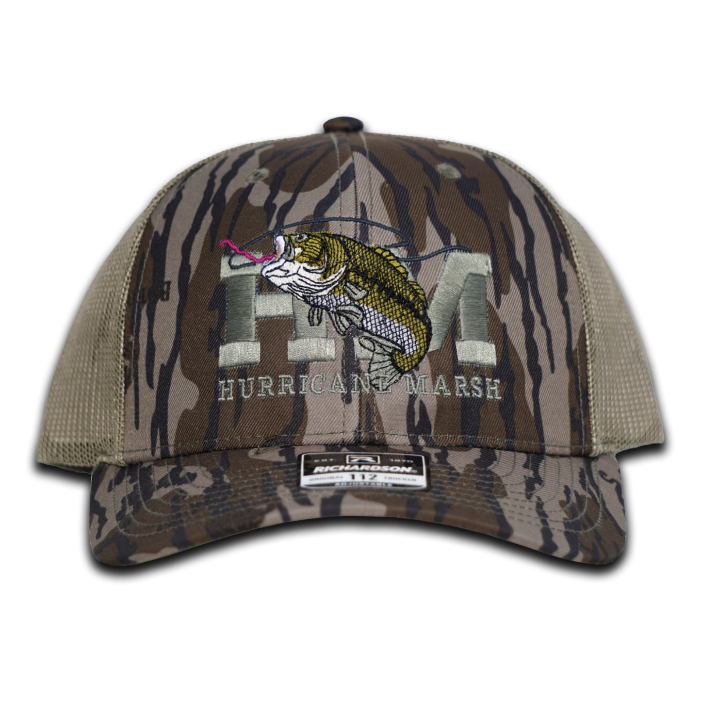 The Bass Mossy Oak Bottomland Richardson 112 Hat