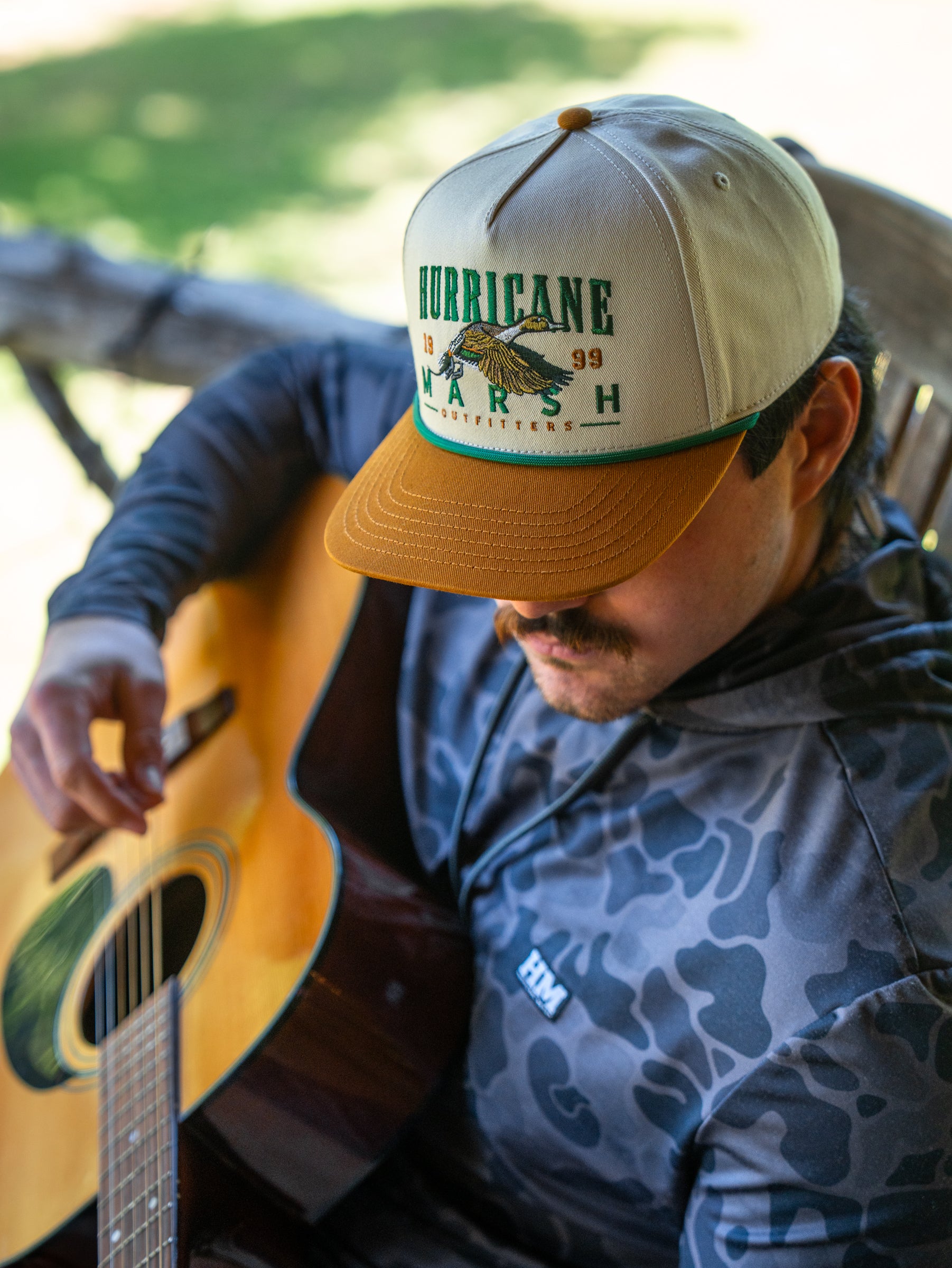90's Pintail Pro-Style Hat - Offwhite/Bronze – Hurricane Marsh