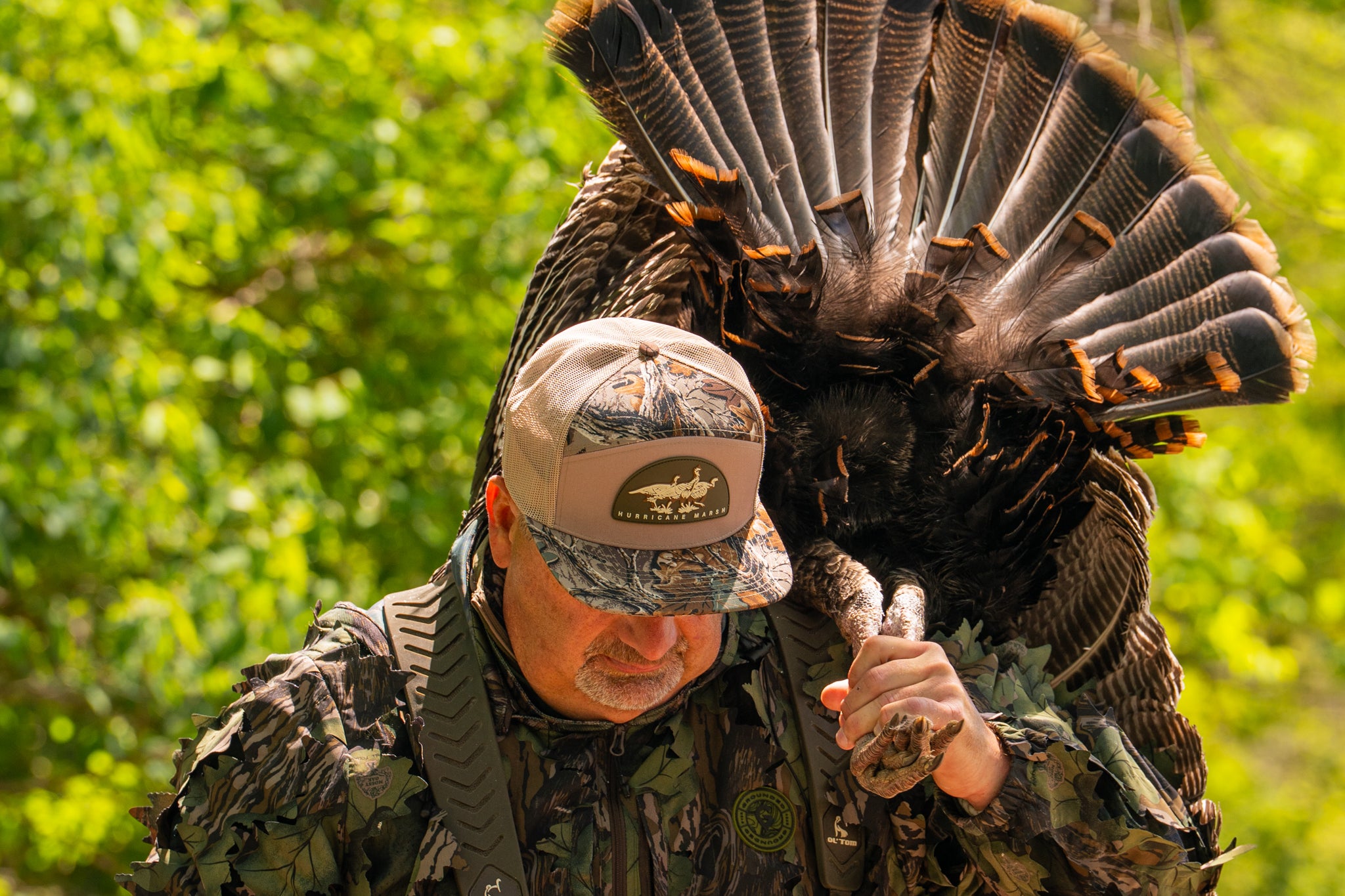 Tres Pavos Turkey Richardson 7 Panel Rubber Patch - RealTree