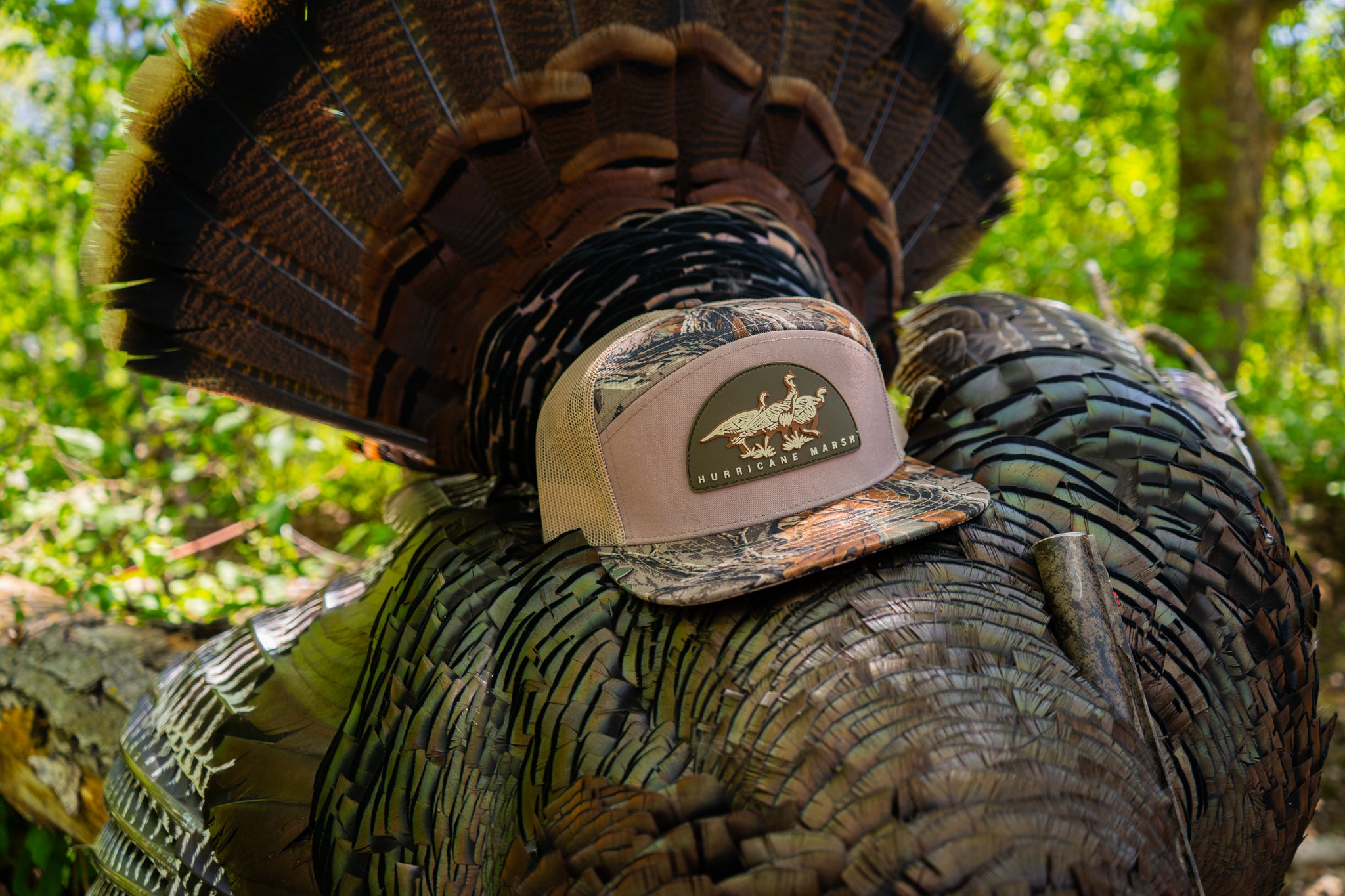 Tres Pavos Turkey Richardson 7 Panel Rubber Patch - RealTree