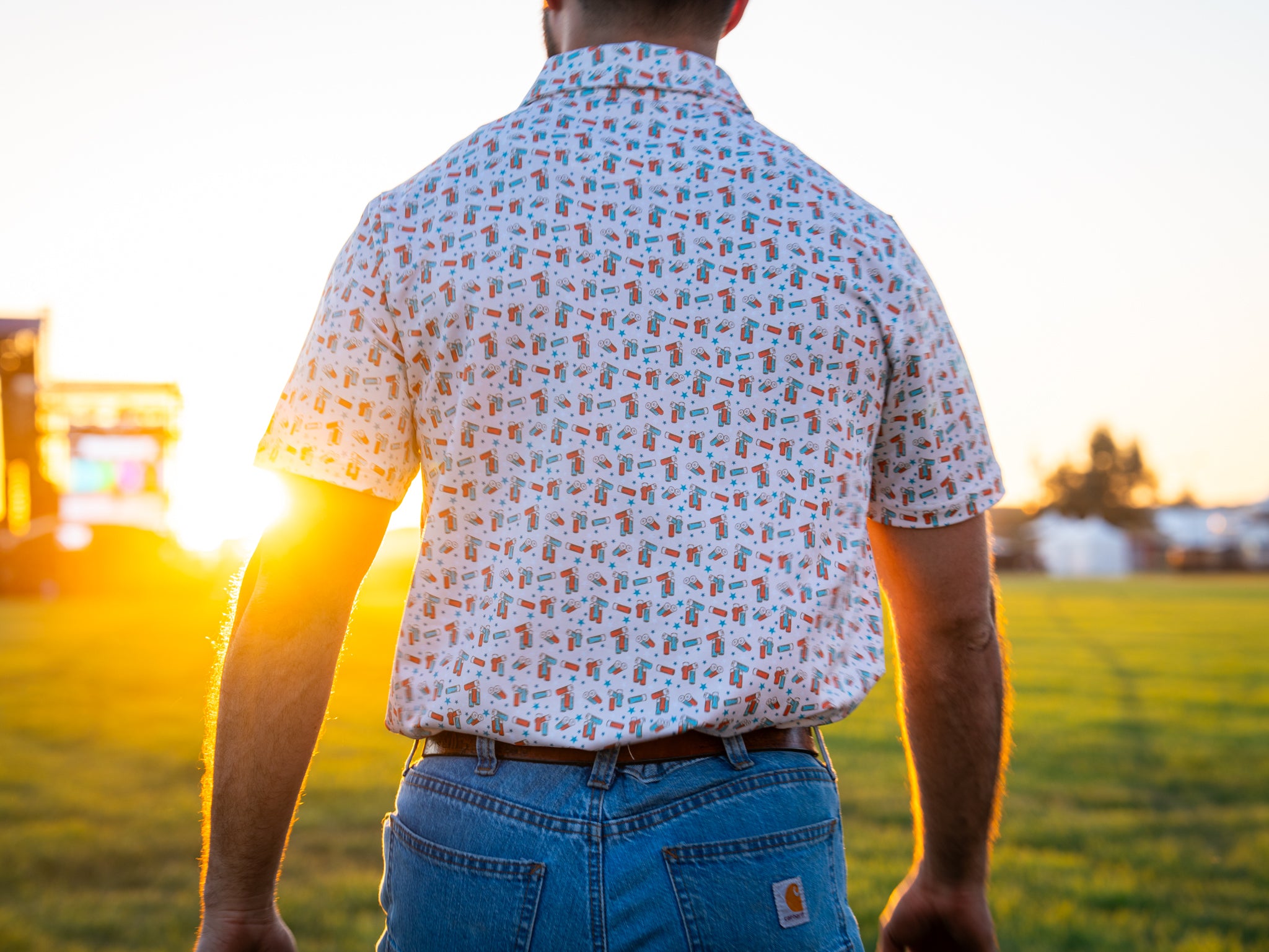 Performance Polo - Let Freedom Ring – Hurricane Marsh Outfitters