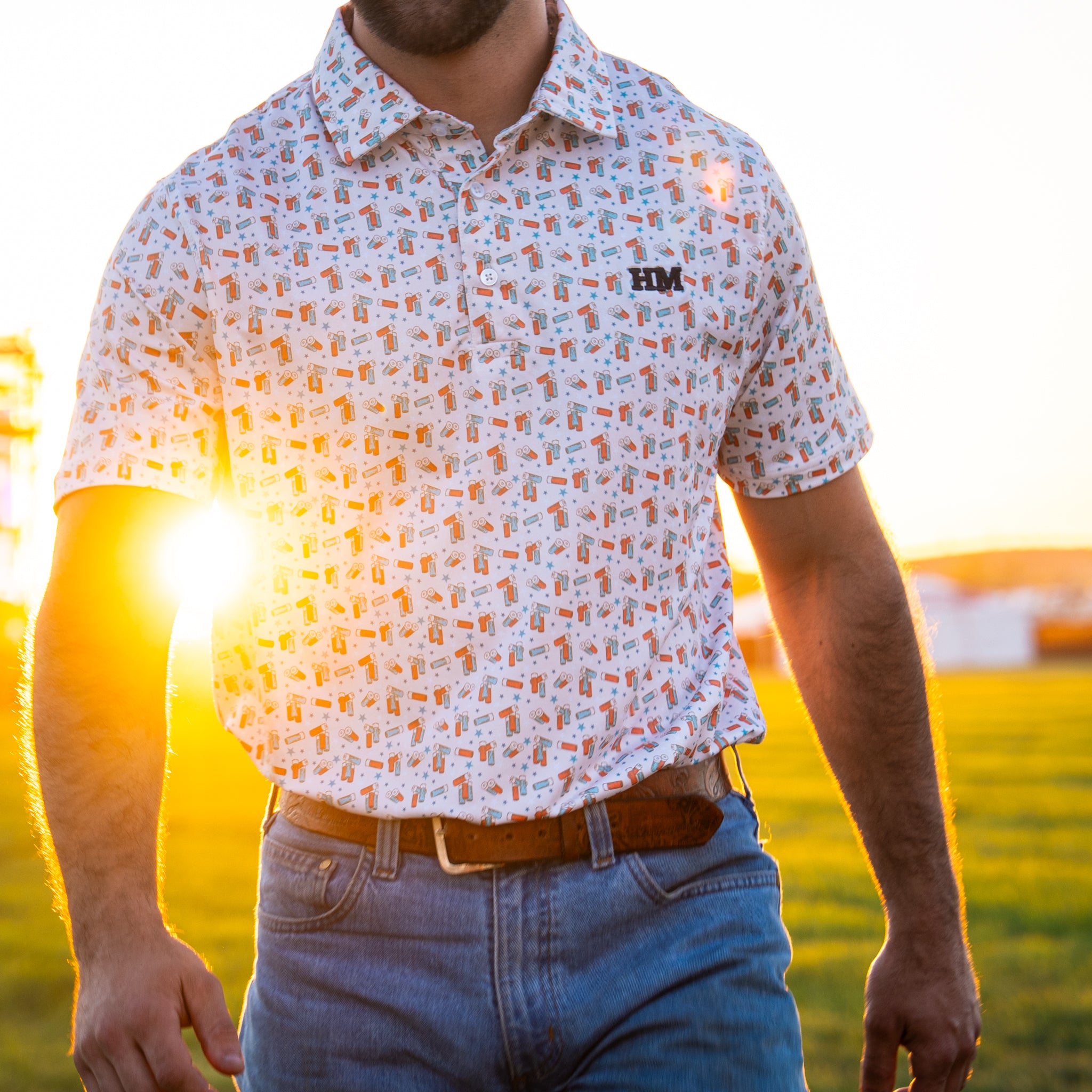 Performance Polo - Let Freedom Ring – Hurricane Marsh Outfitters