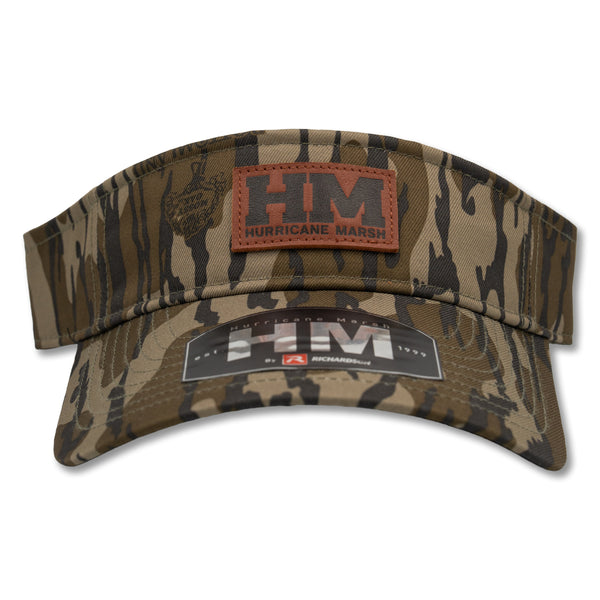 HM Leather Patch Bottomland Visor – Hurricane Marsh Outfitters