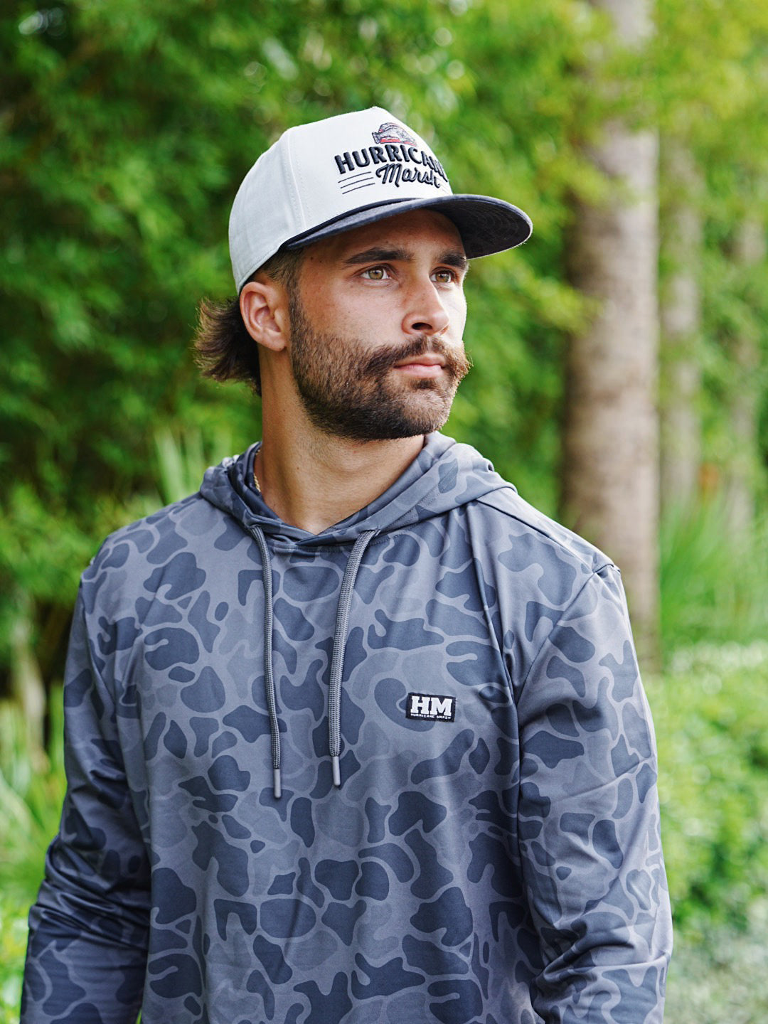 Pursuit Performance Hoodie - Gunmetal Camo – Hurricane Marsh
