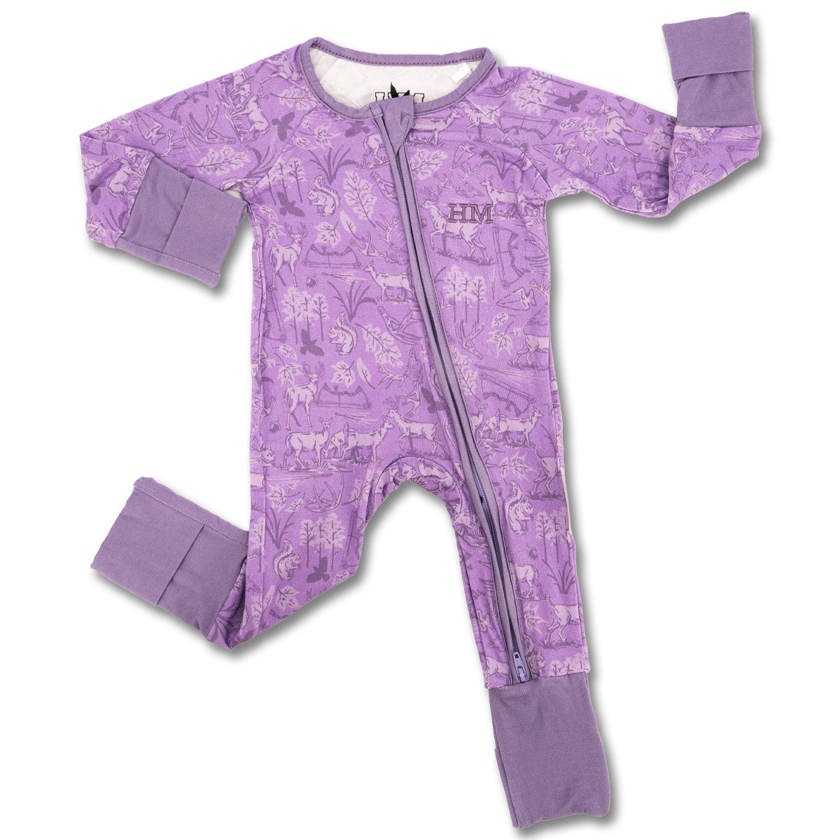 Bamboo Baby Sleeper - The Back 40 Lilac – Hurricane Marsh Outfitters