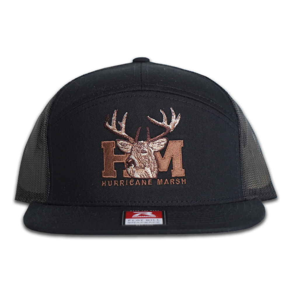 
                  
                    The Trophy Buck Black Out Richardson 7 Panel Hat
                  
                