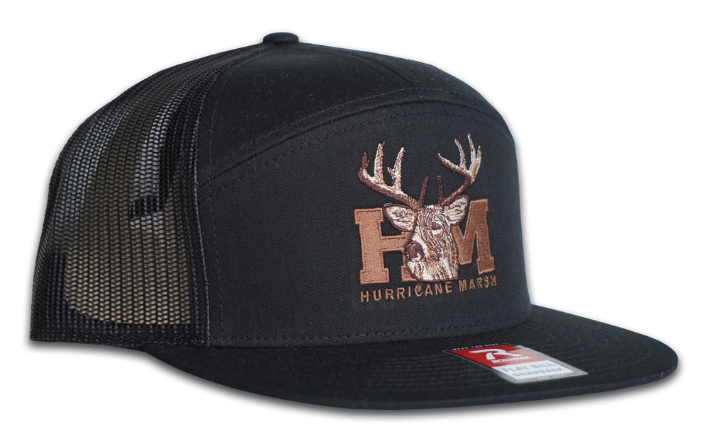 
                  
                    The Trophy Buck Black Out Richardson 7 Panel Hat
                  
                