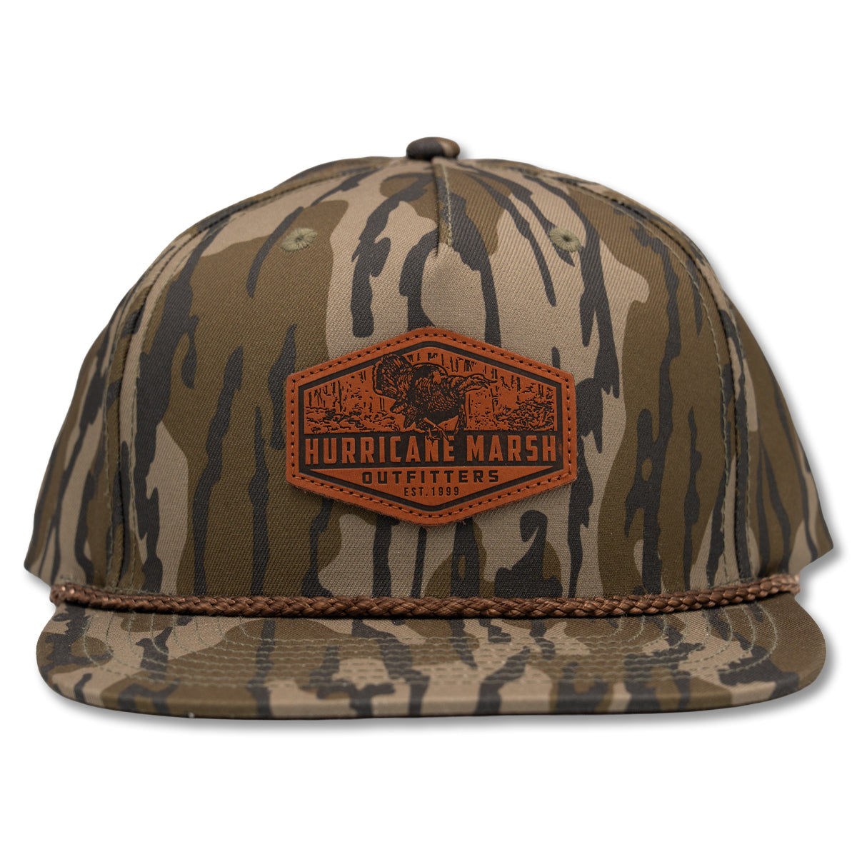 The Boss Leather Patch Richardson 268 Roper Hat - Mossy Oak