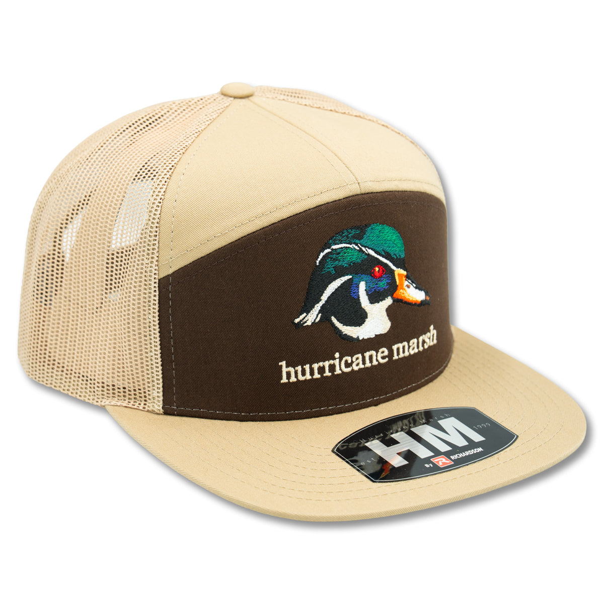 The Woodie Richardson 7 Panel Hat – Hurricane Marsh Outfitters