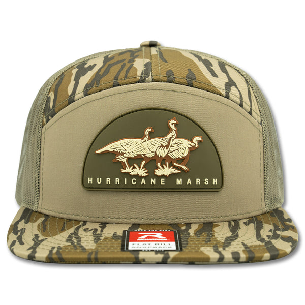 Tres Pavos Turkey Richardson 7 Panel Rubber Patch - Mossy Oak