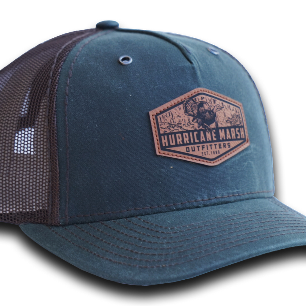 The Boss Waxed Dark Olive Richardson 112 Hat – Hurricane Marsh Outfitters