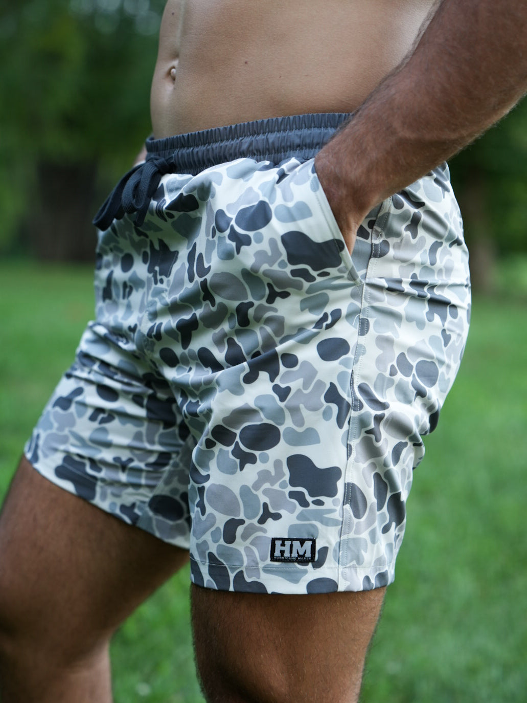 Athletic Short - Slate Camo – Hurricane Marsh Outfitters