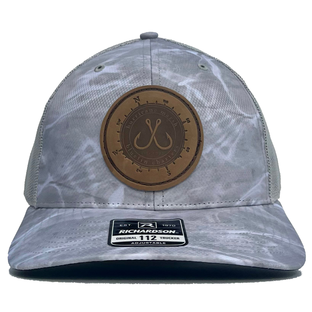 Bluefin Charters Mossy Oak Elements Leather Patch Richardson 112 Hat