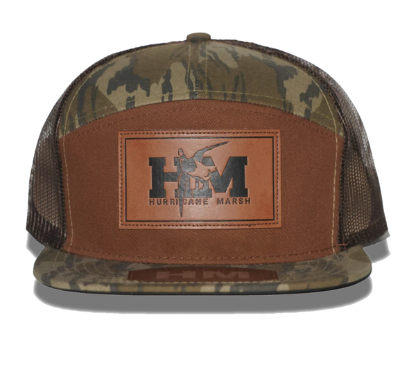 Red Leg Bottomland Leather Patch 7 Panel – Hurricane Marsh Outfitters