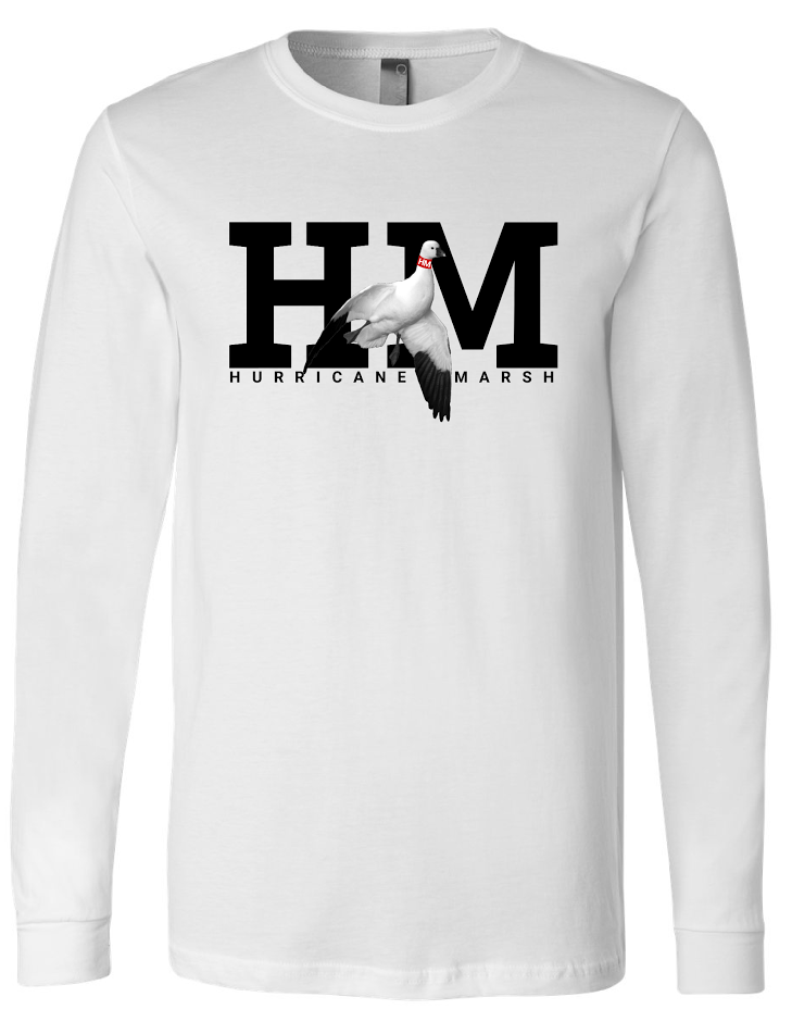 
                  
                    Hurricane Marsh Logo Snow Goose Long Sleeve Performance T-Shirt
                  
                