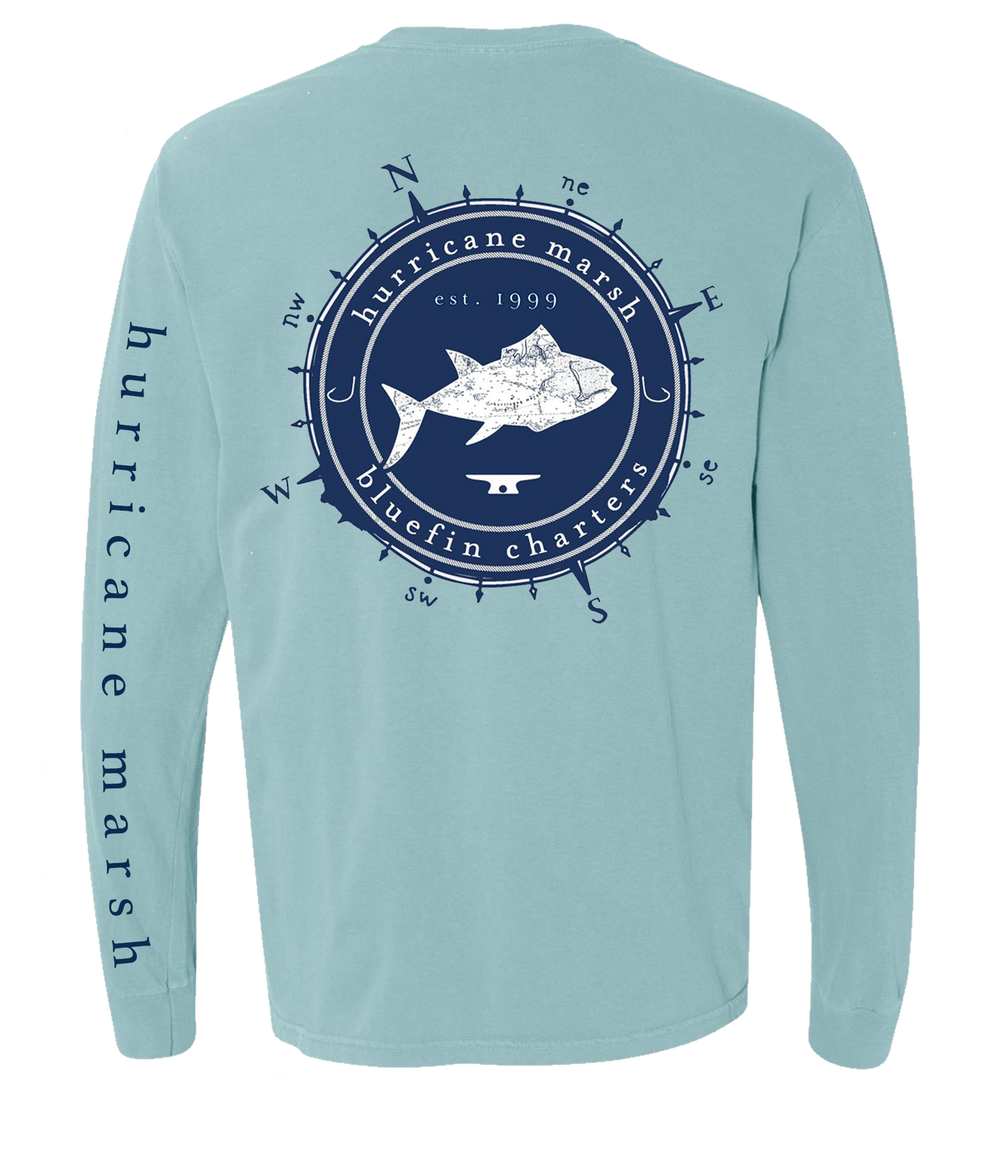 Bluefin Charters Seafoam Long Sleeve T-Shirt