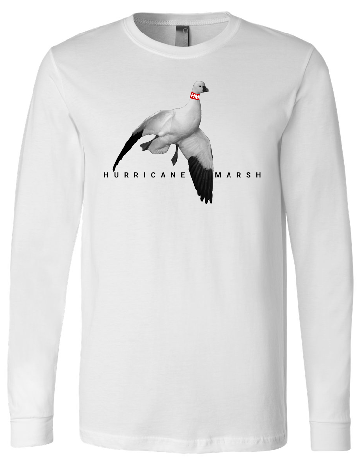 
                  
                    Hurricane Marsh Long Sleeve Snow Goose T-Shirt
                  
                
