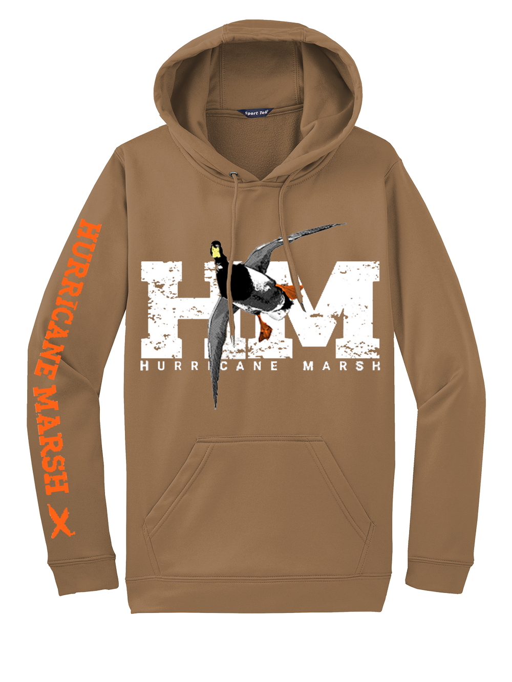 Red Leg Woodland Brown Performance Hoodie – Hurricane Marsh Outfitters